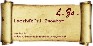 Laczházi Zsombor névjegykártya